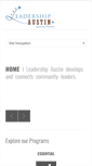 Mobile Screenshot of leadershipaustin.org